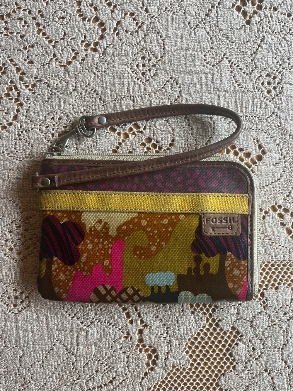 Fossil Multicolor ‘Key-Per’ Wristlet